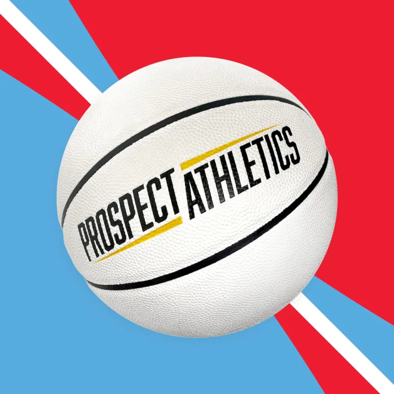 Prospect Basketball 3x3 10 Light Blue and Red plinkoStickers